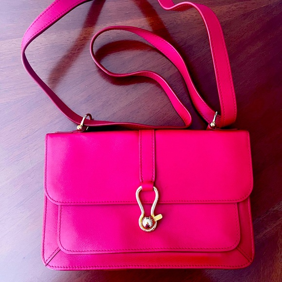 Handbags - Ines de La Fressange red handbag